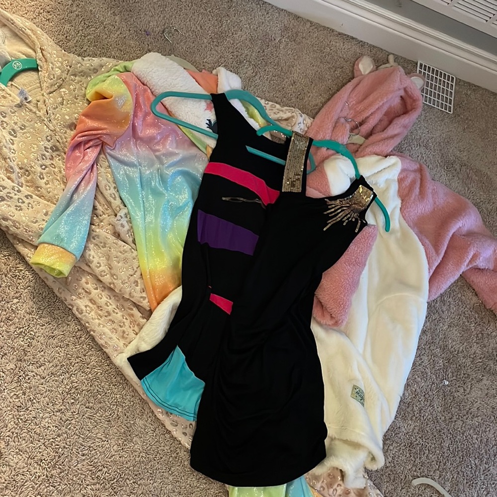 Pjs and dresses kids large-X-Large